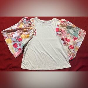Elegant Multicolor Floral Women's Blouse